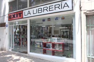 Librería Exit, especializada en arte, en CDMX.